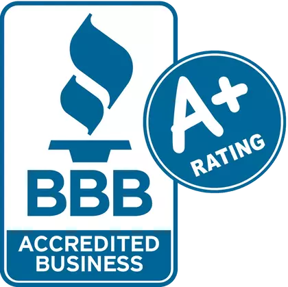 BBB Accredited Business A+ rating