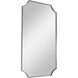 Lennox 40 X 22 inch Nickel Wall Mirror