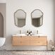 Naomi 36.75 X 24.5 inch Plated Antique Brass Mirror