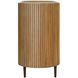 Reese Medium Oak and Dark Bronze 2 Door Cabinet