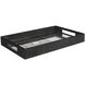 Modern Black Mango Wood Tray