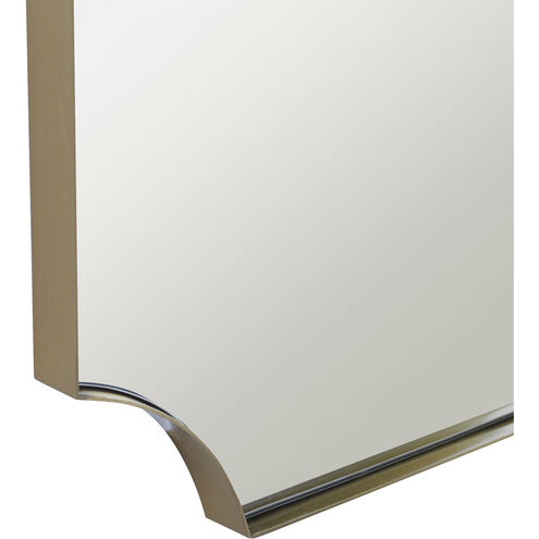 Lennox 40 X 22 inch Brass Wall Mirror