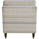 Chatsworth Boucle and Walnut and Brass Accent Chair