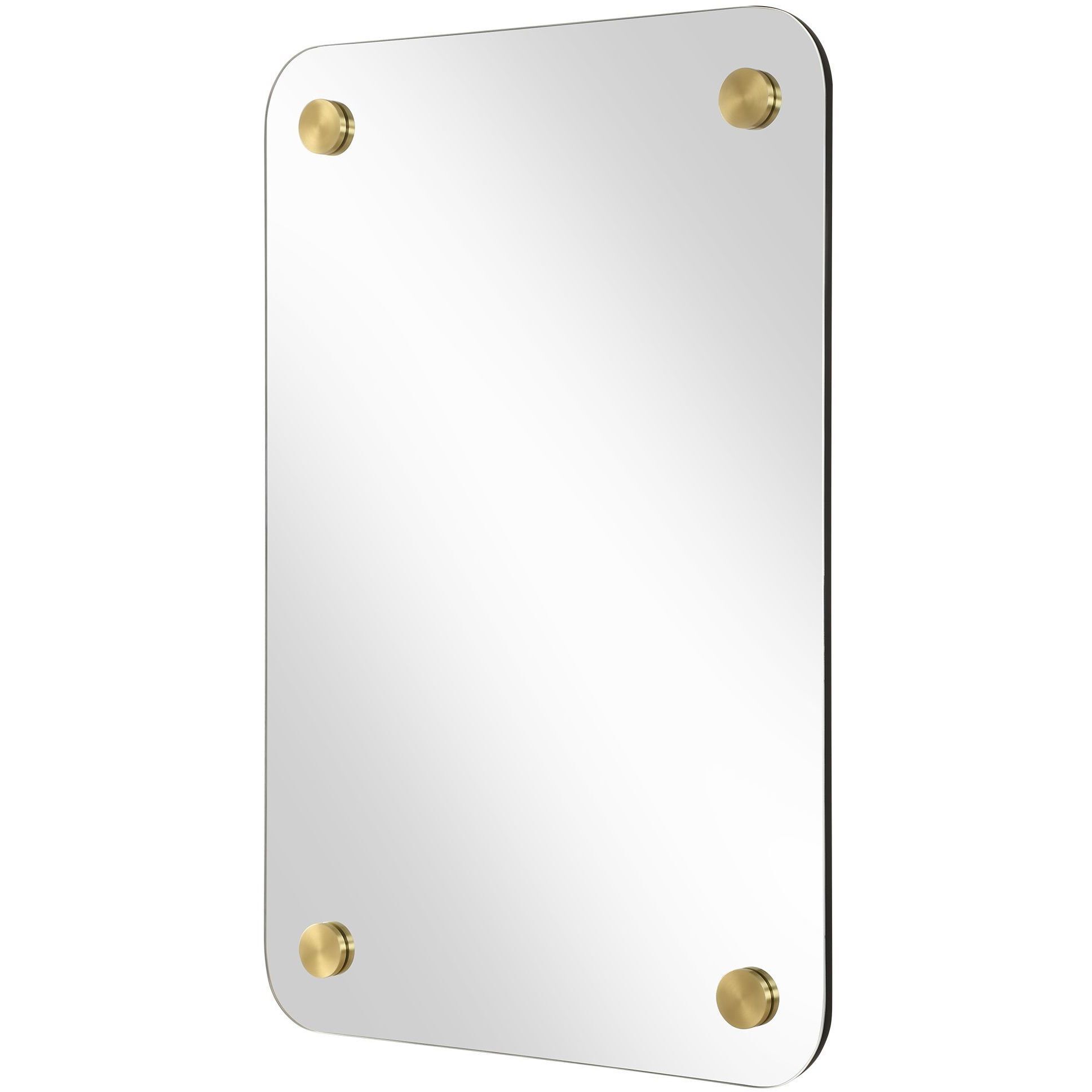 Hamrick 36 X 24 inch Mirror and Brass Mirror