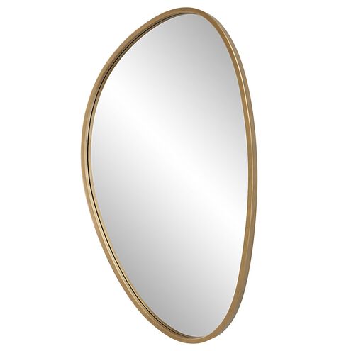 Boomerang 36 X 20 inch Aged Gold Mirror