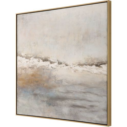 Storm Clouds 43.25 X 43.25 inch Abstract Hand Painted Art