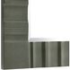 Quincey 40 X 30 inch Mottled Olive Green Mirror