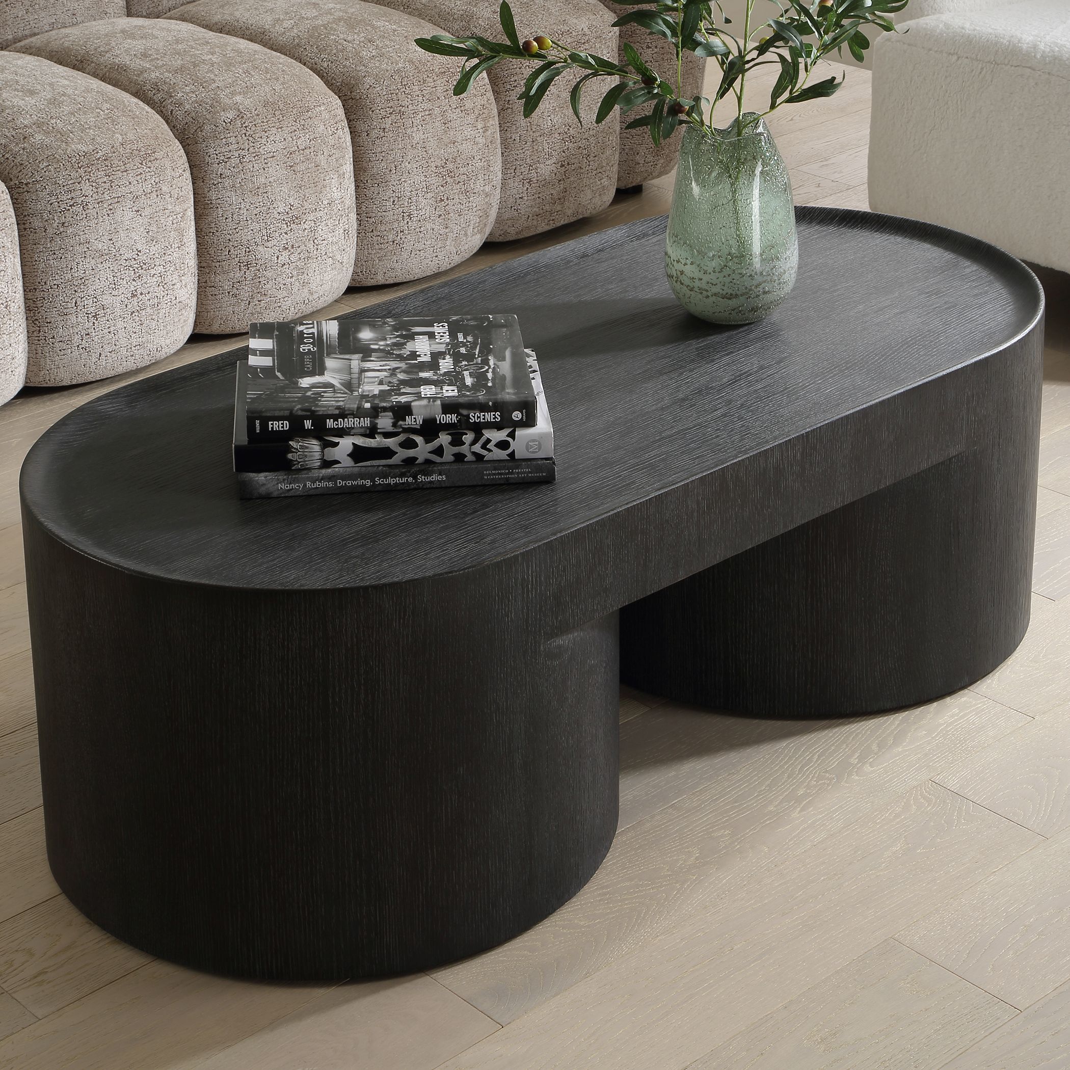 Isbell 51 X 16 inch Black Coffee Table