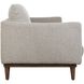 Freefall Beige Polyester and Walnut with Gray Ceruse Sofa