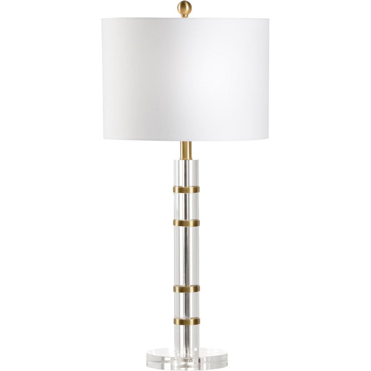 Jamie Merida 32 inch 100.00 watt Clear/Antique Table Lamp Portable Light