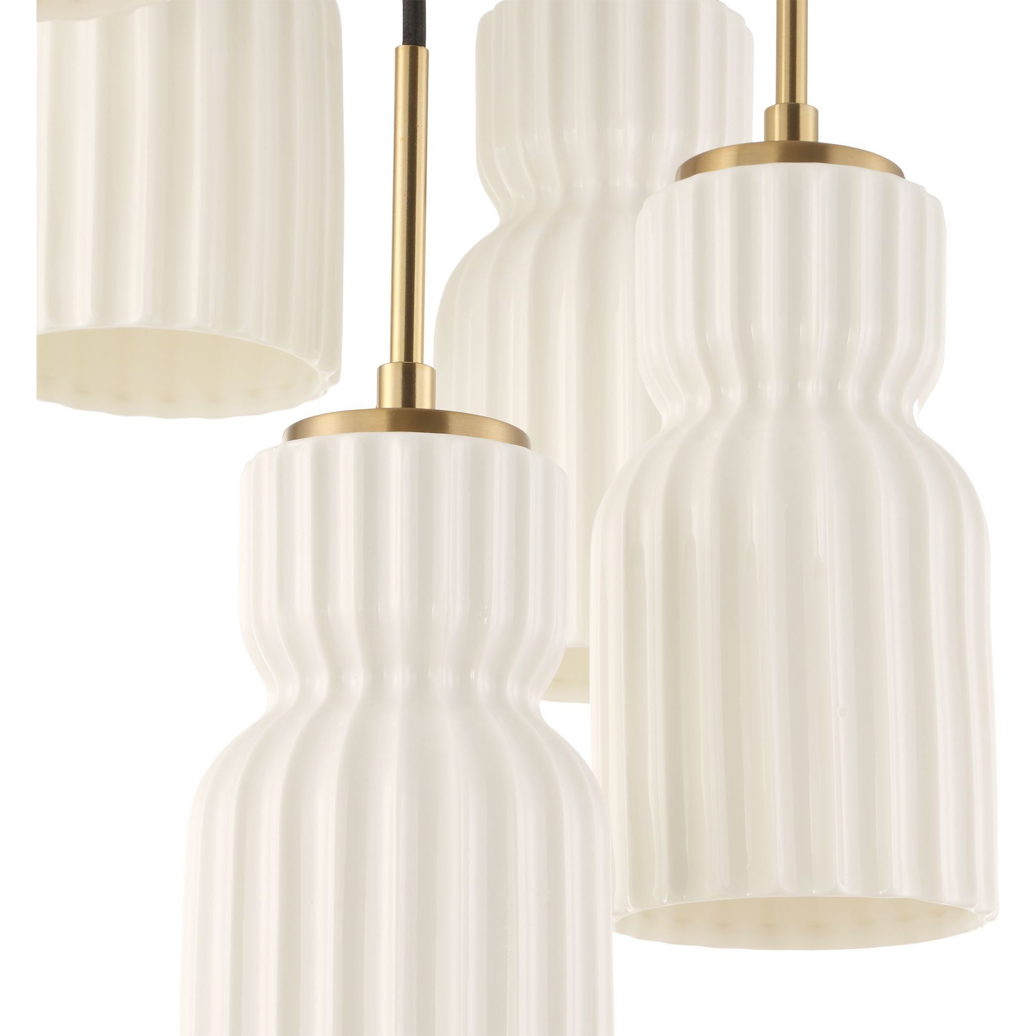 Vanier 5 Light 14 inch Warm Brass Pendant Ceiling Light