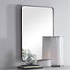 Aramis 36 X 24 inch Silver Wall Mirror