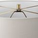 Strata 26.25 inch 150.00 watt Greenish Tan Glaze and Antique Brass Table Lamp Portable Light