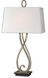 Ferndale 33 inch 100 watt Antiqued Silver-Champagne Table Lamp Portable Light 