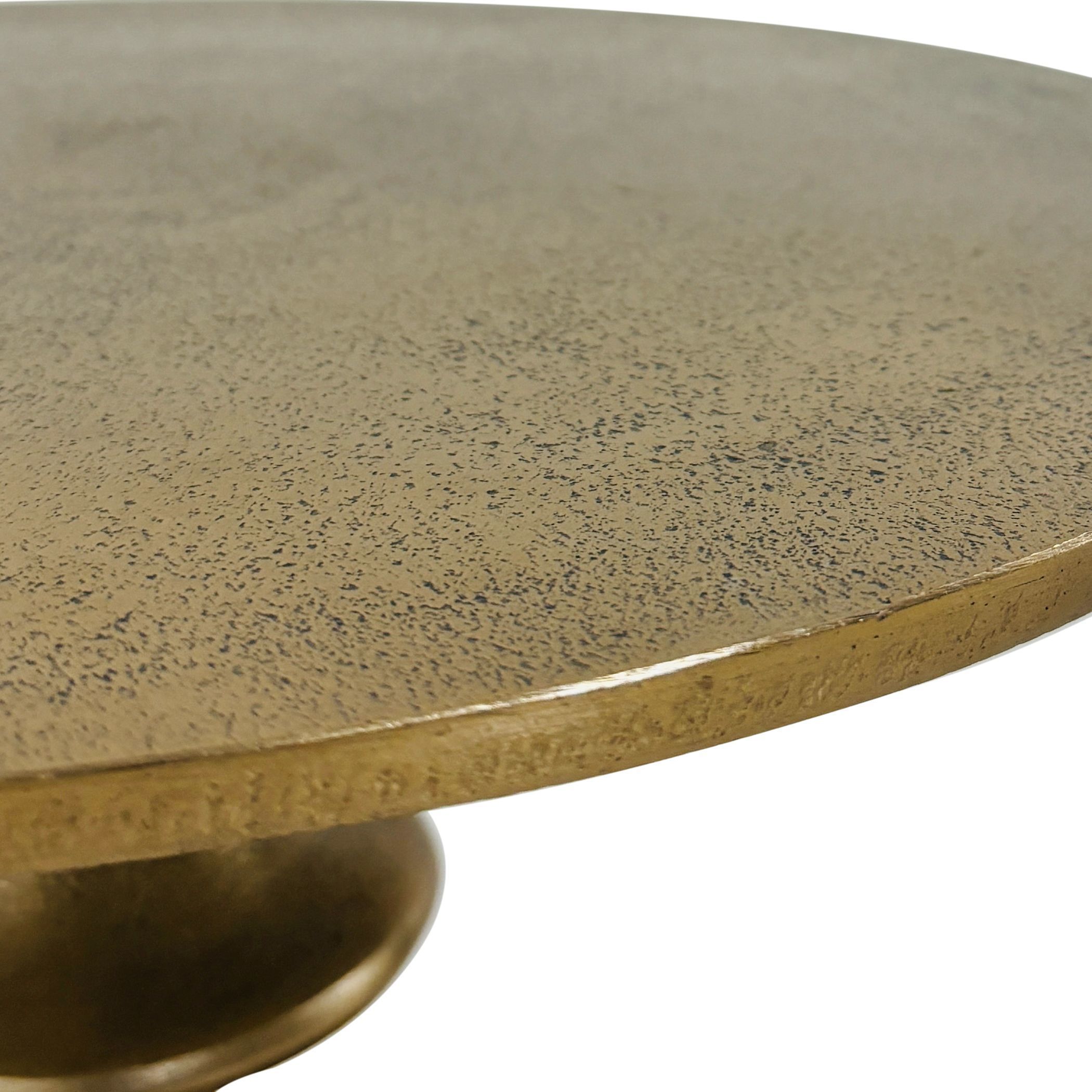 Flight 23.5 X 16 inch Antique Brass Accent Table