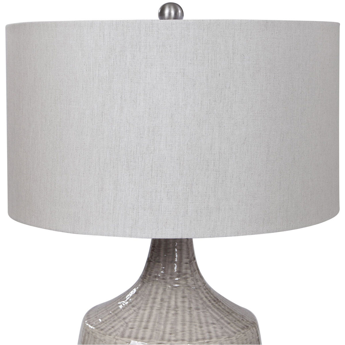 Felipe 30 inch 150 watt Gray Table Lamp Portable Light