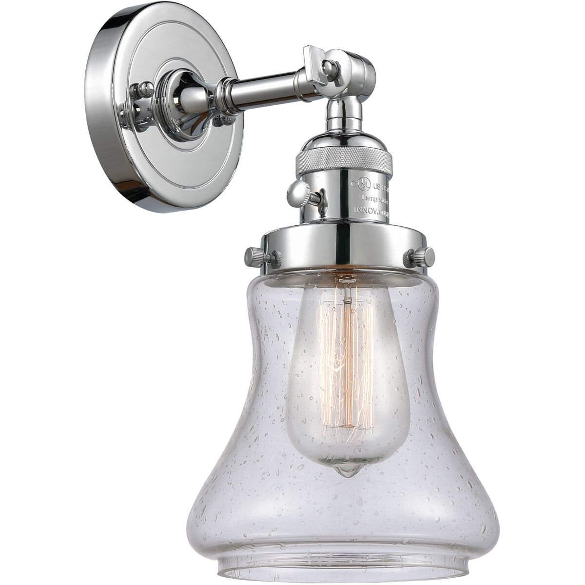Franklin Restoration Bellmont LED 7 inch Polished Chrome Sconce Wall Light, Franklin Restoration
