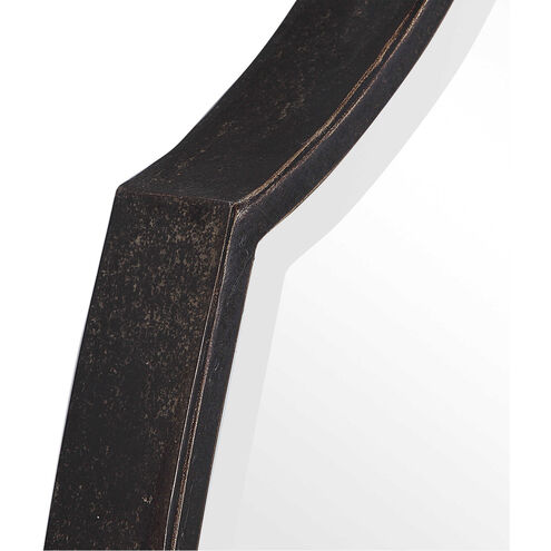 Ulalia 36 X 31 inch Dark Rustic Bronze with Gold Highlights Wall Mirror