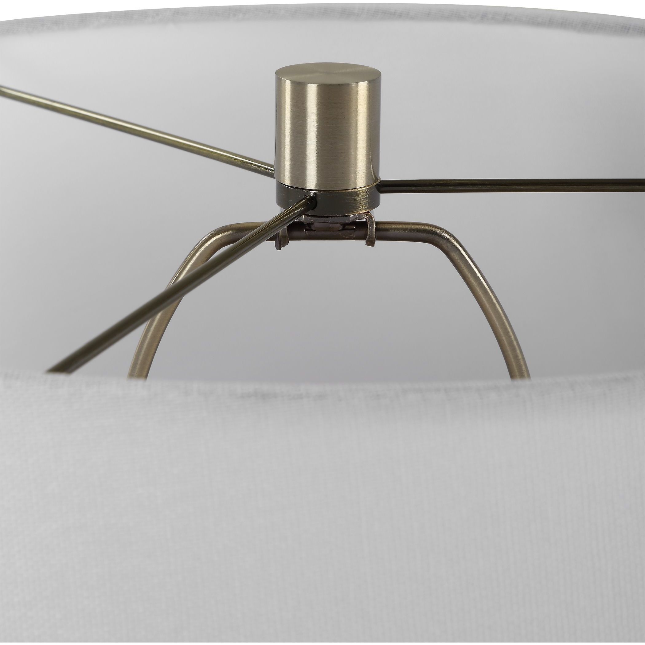 Foster 26 inch 150.00 watt Textured Black Glaze and Antique Brass Table Lamp Portable Light