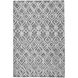 Sieano 120 X 96 inch Gray and Ivory Rug, 8ft x 10ft
