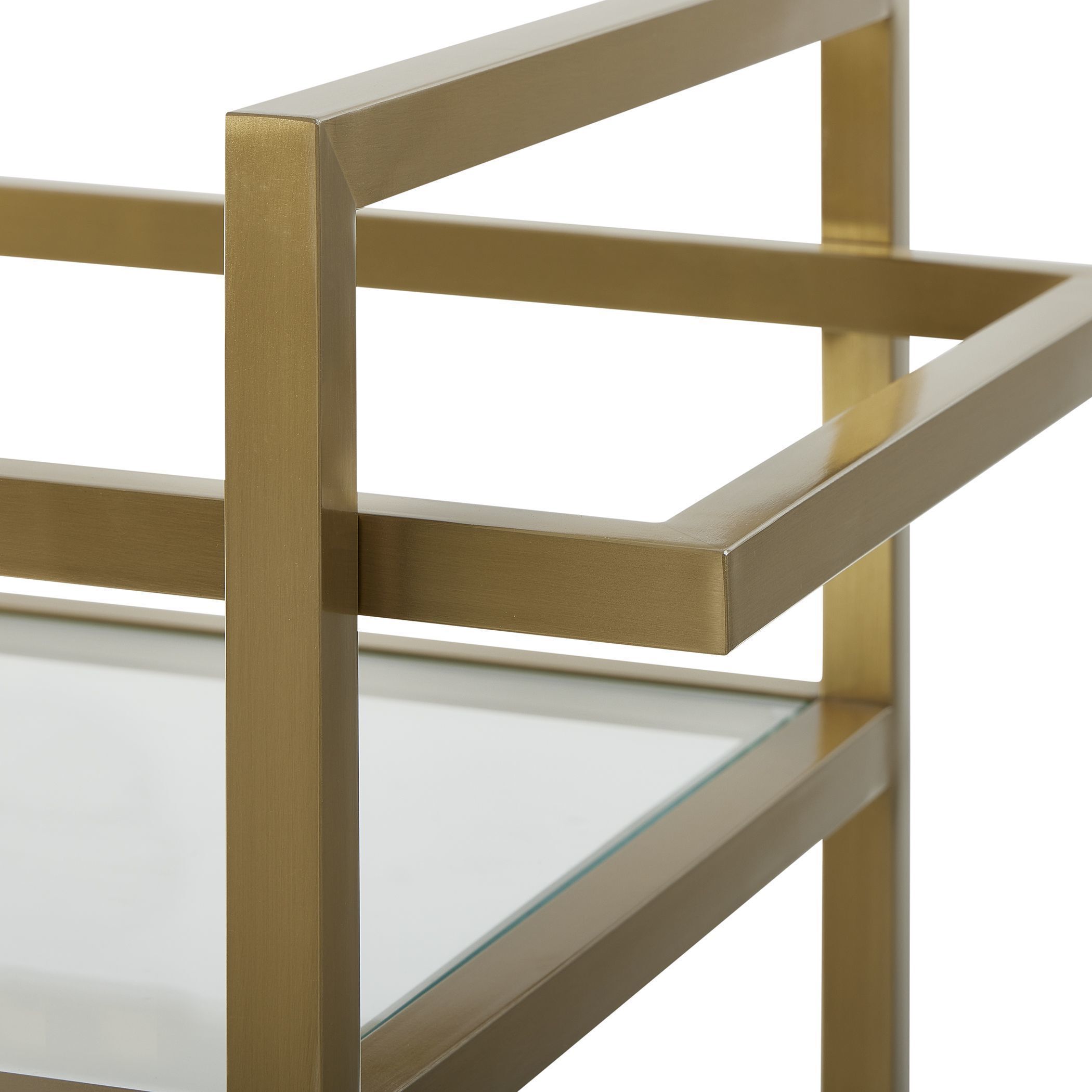 Erena Brass Bar Cart