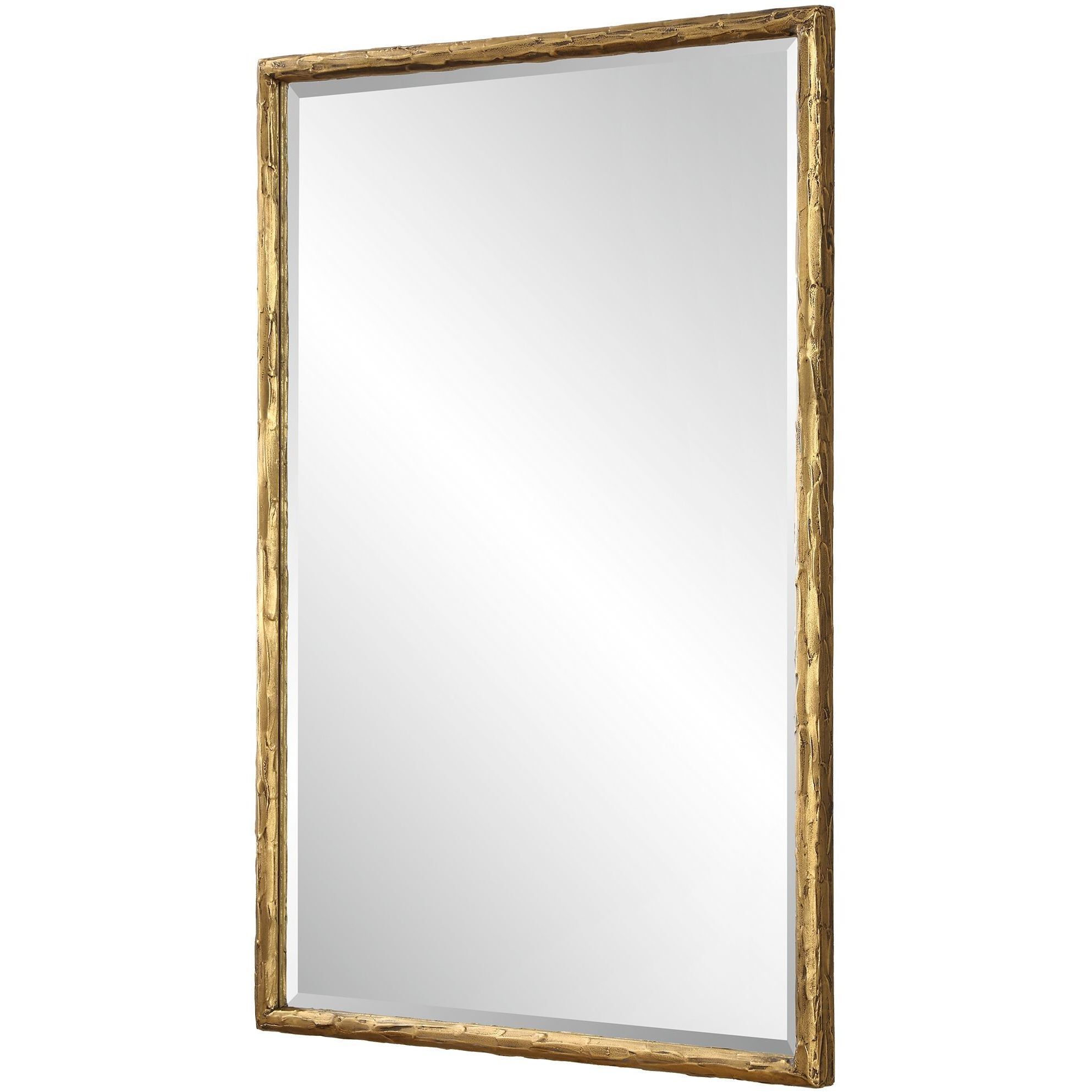 Sutton 36.13 X 24.25 inch Aged Gold Vanity Mirror