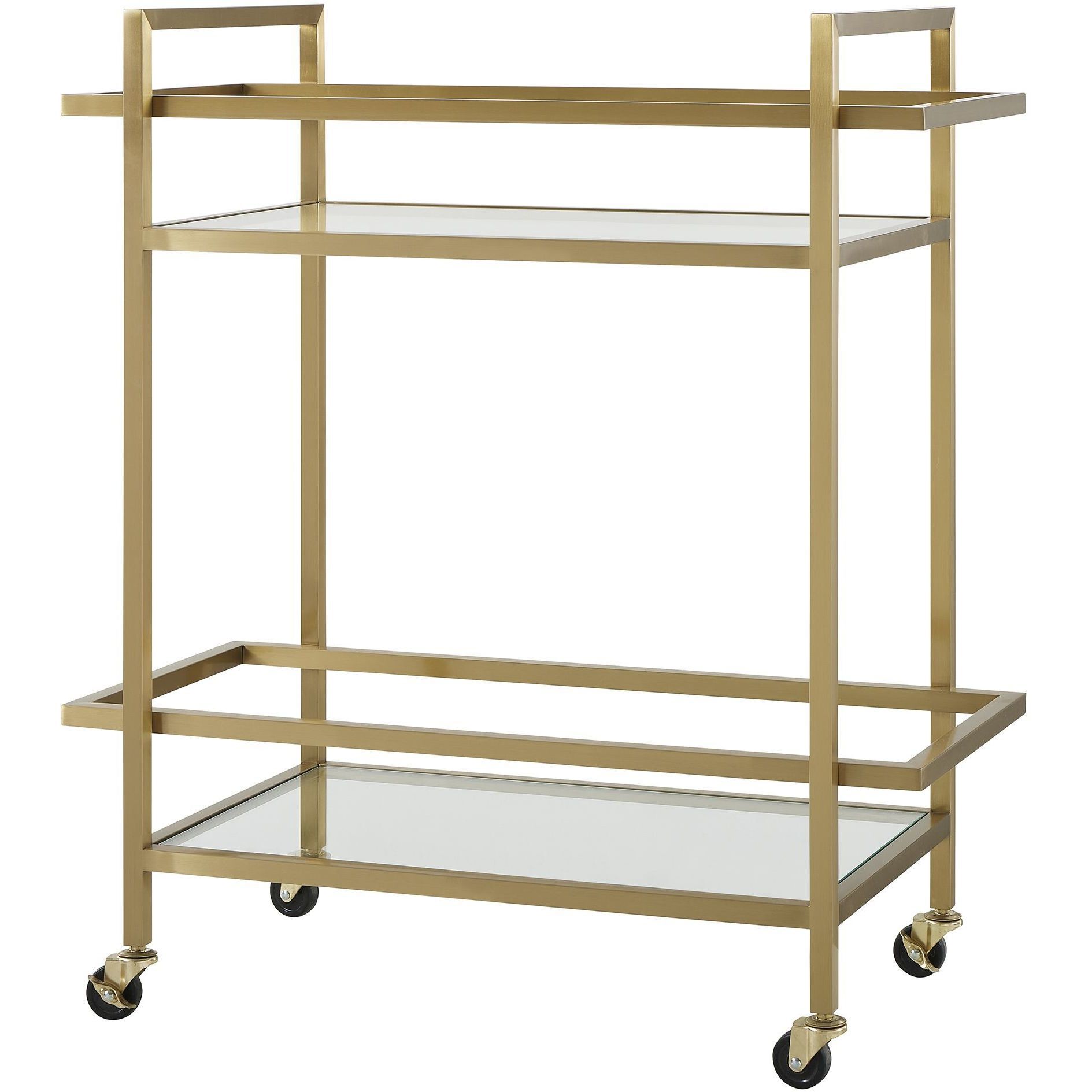 Erena Brass Bar Cart