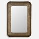Alvaro 42.5 X 29.5 inch Plated Antique Brass Mirror