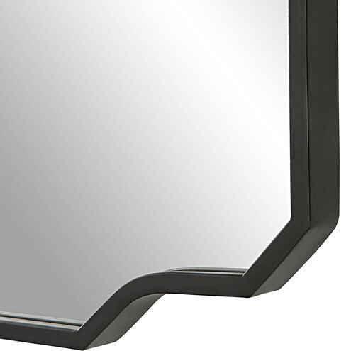 Casmus 36 X 24 inch Matte Black Wall Mirror