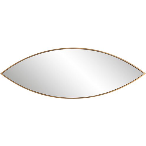 Ellipse 39.75 X 14 inch Antiqued Golden Bronze Mirror