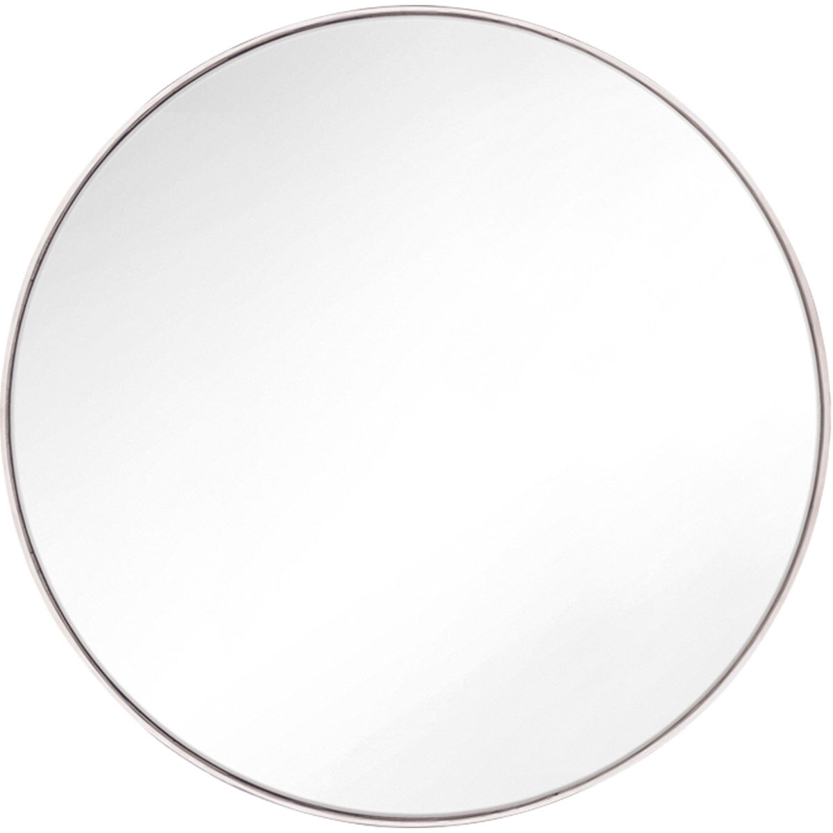 Kit 30 X 30 inch Polished Nickel Mirror, Round