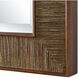 Aldous 42.88 X 30.5 inch Walnut and Natural Jute Mirror