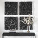 Rio Satin Black Wood Wall Decor