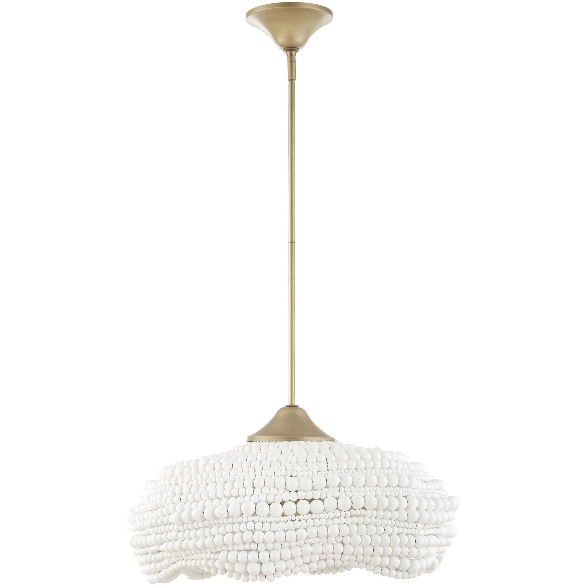 Biddeford 5 Light 24 inch Brushed Matte Gold Pendant Ceiling Light