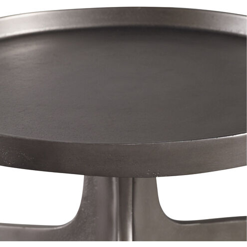Kenna 25 X 16 inch Textured Nickel Accent Table
