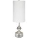 Vial 32.5 inch 150.00 watt Warm Silver and Polished Nickel with Crystal Buffet Lamp Portable Light