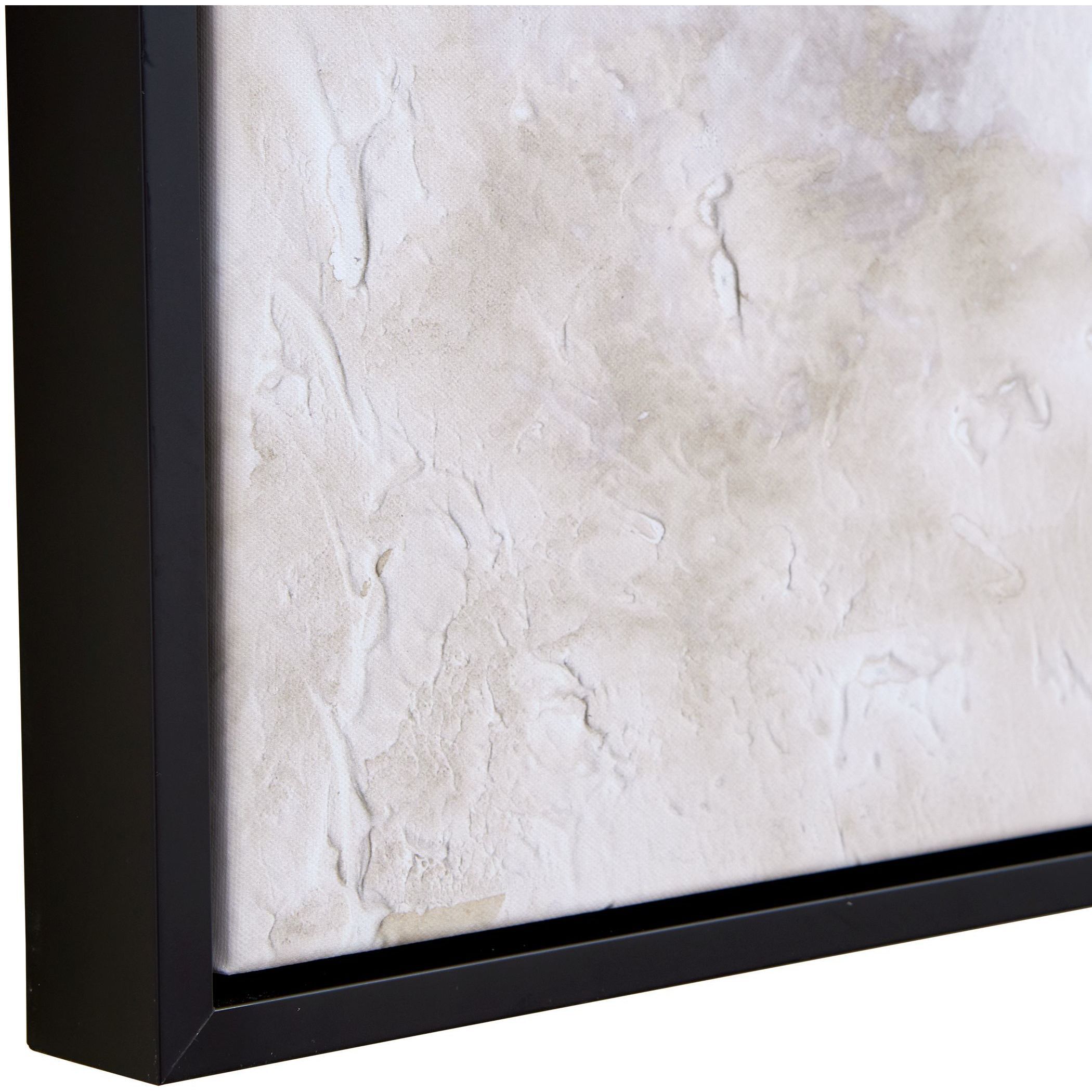 Tactile Inspiration Multi-Colored and Black Framed Abstract Art, Set of 2