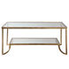 Katina 46.63 X 28.38 inch Hand Forged Iron Coffee Table