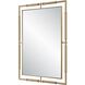 It's All Connected 40 X 30 inch Plated Brass Mirror
