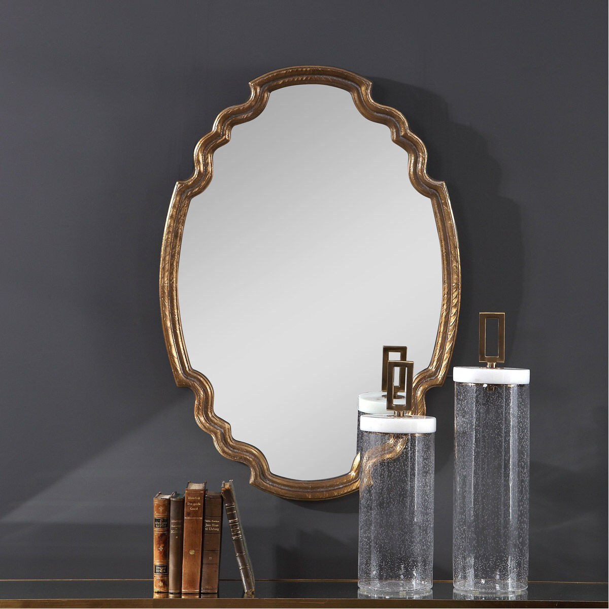 Ariane 35 X 25 inch Gold Wall Mirror