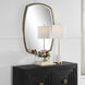 Varenna 38.13 X 27.13 inch Antiqued Gold Vanity Mirror