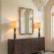 Elsher 45 X 30 inch Antiqued Gold Mirror