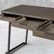 Comrade 50 inch Light Gray Glazing and Aged Steel Desk
