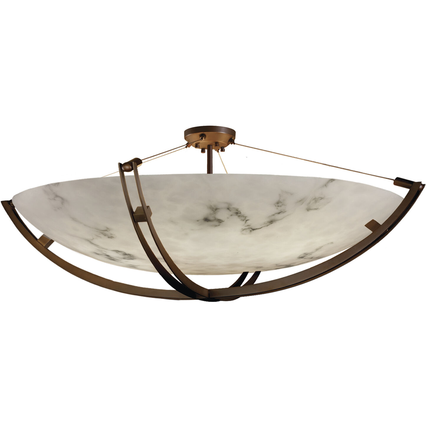 LumenAria 9 Light 69.00 inch Semi-Flush Mount