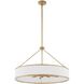 Algiers 8 Light 30 inch Textured Soft Gold Pendant Ceiling Light