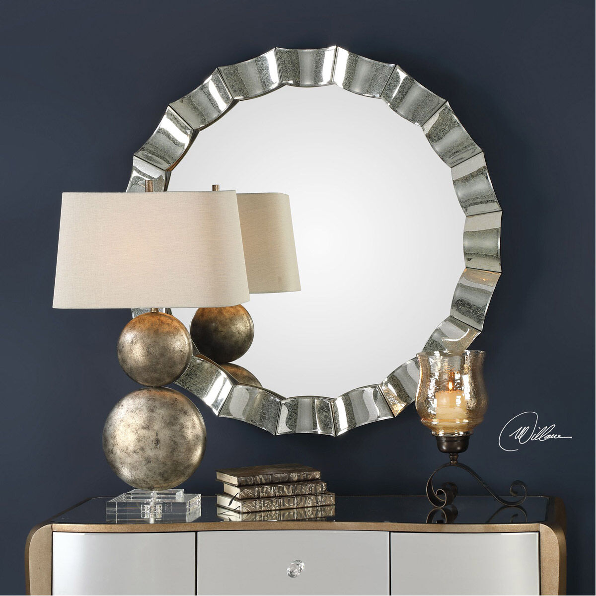 Sabino 39 X 39 inch Antiqued Mirror Wall Mirror