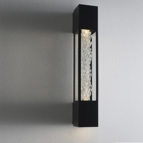 Drita Esterno 30 inch Matte Black Outdoor Wall Sconce