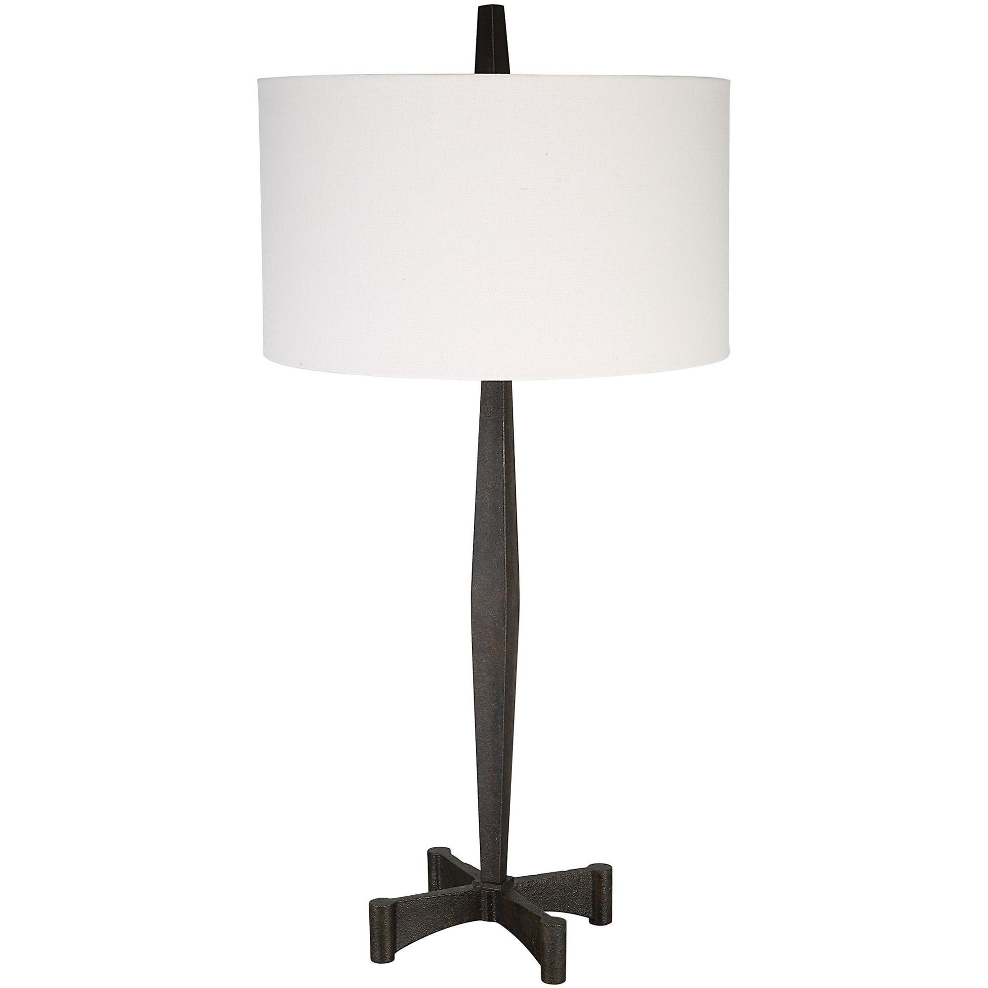 Counteract 35 inch 150.00 watt Aged Black Table Lamp Portable Light
