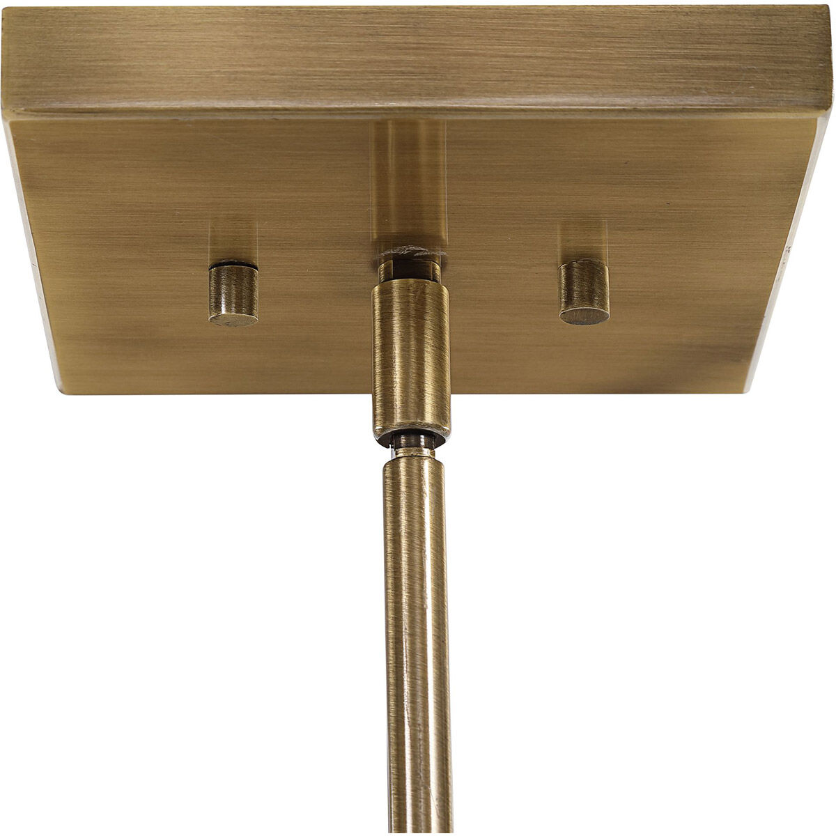 Brookdale 1 Light 13 inch Aged Brass Pendant Ceiling Light
