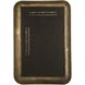 Alvaro 42.5 X 29.5 inch Plated Antique Brass Mirror